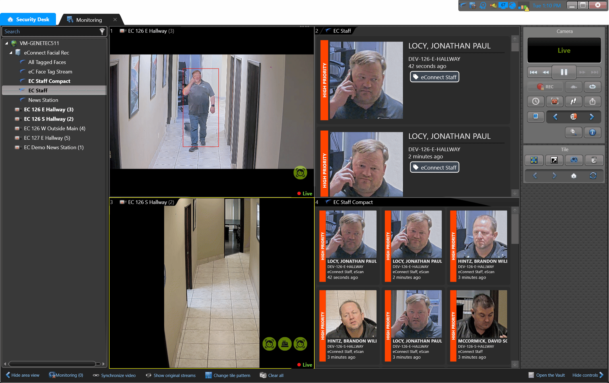 Face Tracking / Auto Alerting