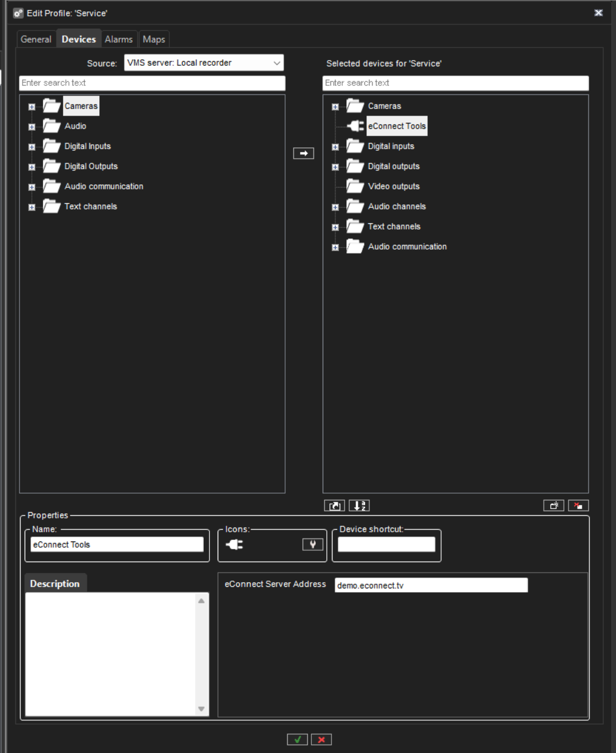 System Manager Profile Plugin Config