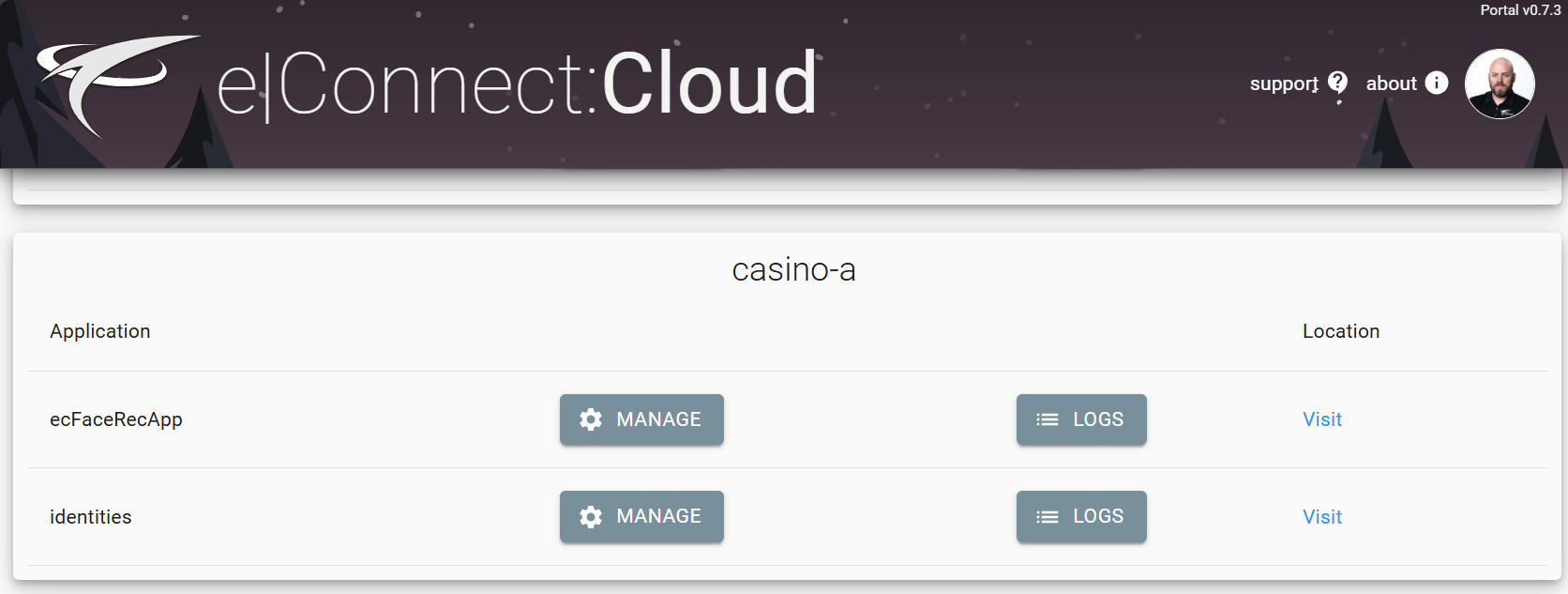 Access Management menu option