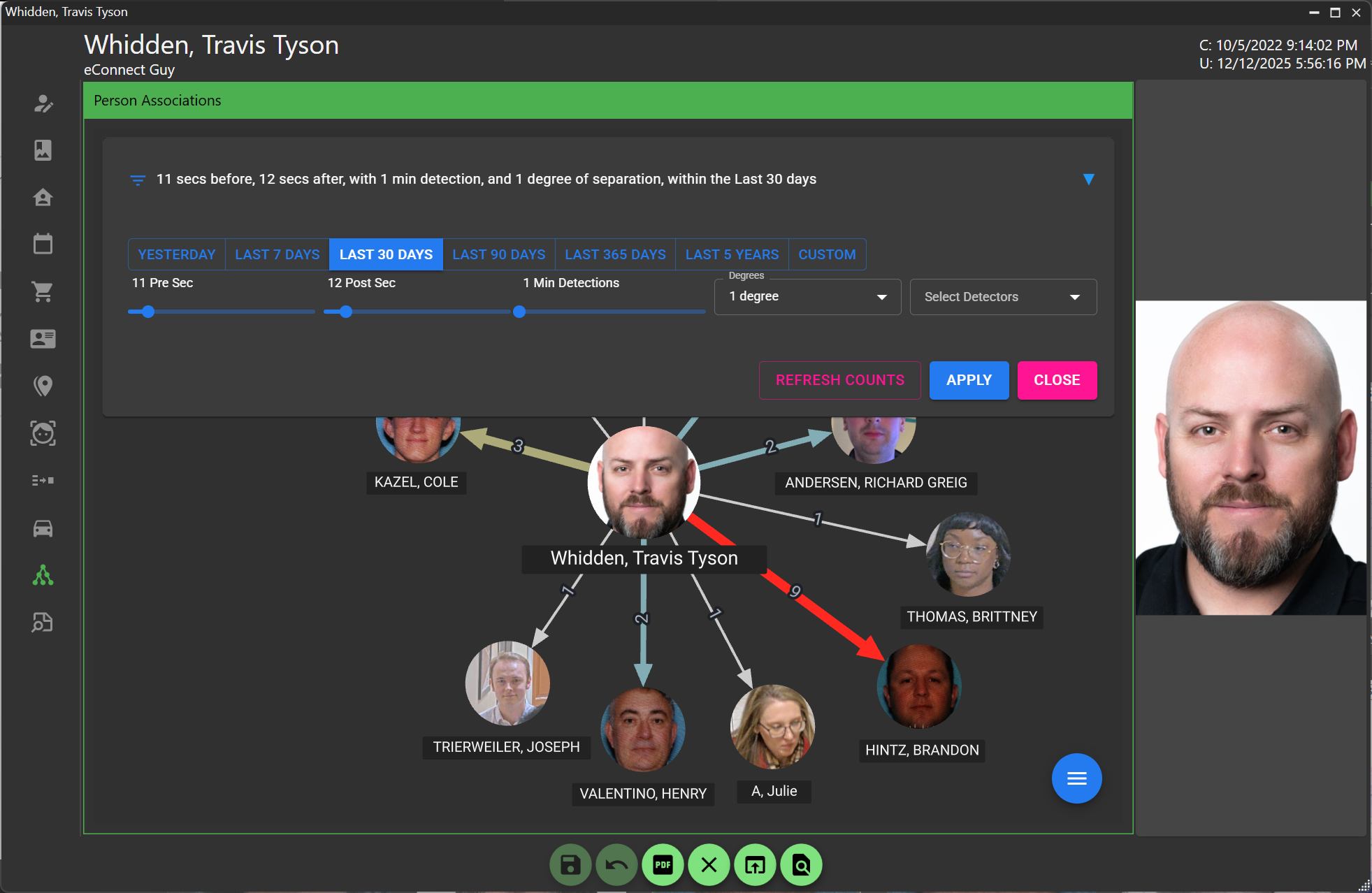 Association Search Params Refinement