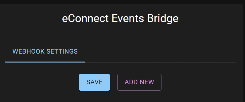 WebHook Add New