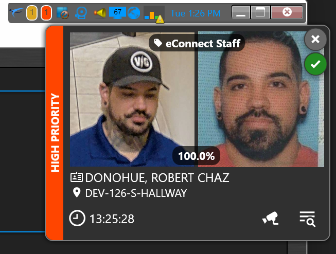 Popup Alert Example