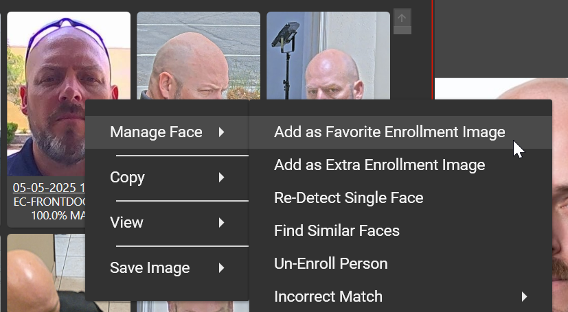 Add New Enrollment Image with Favorite