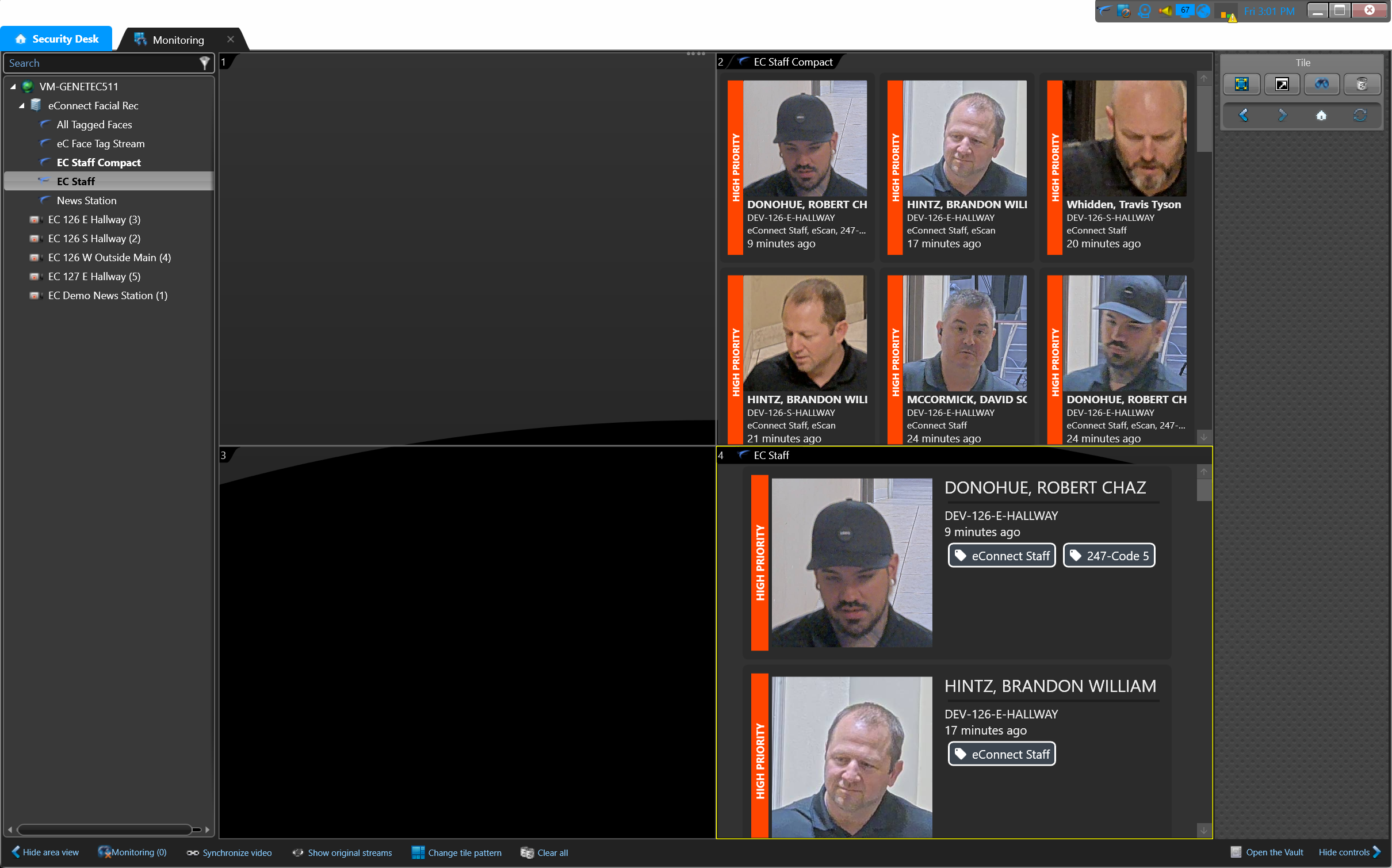 Face Stream Example